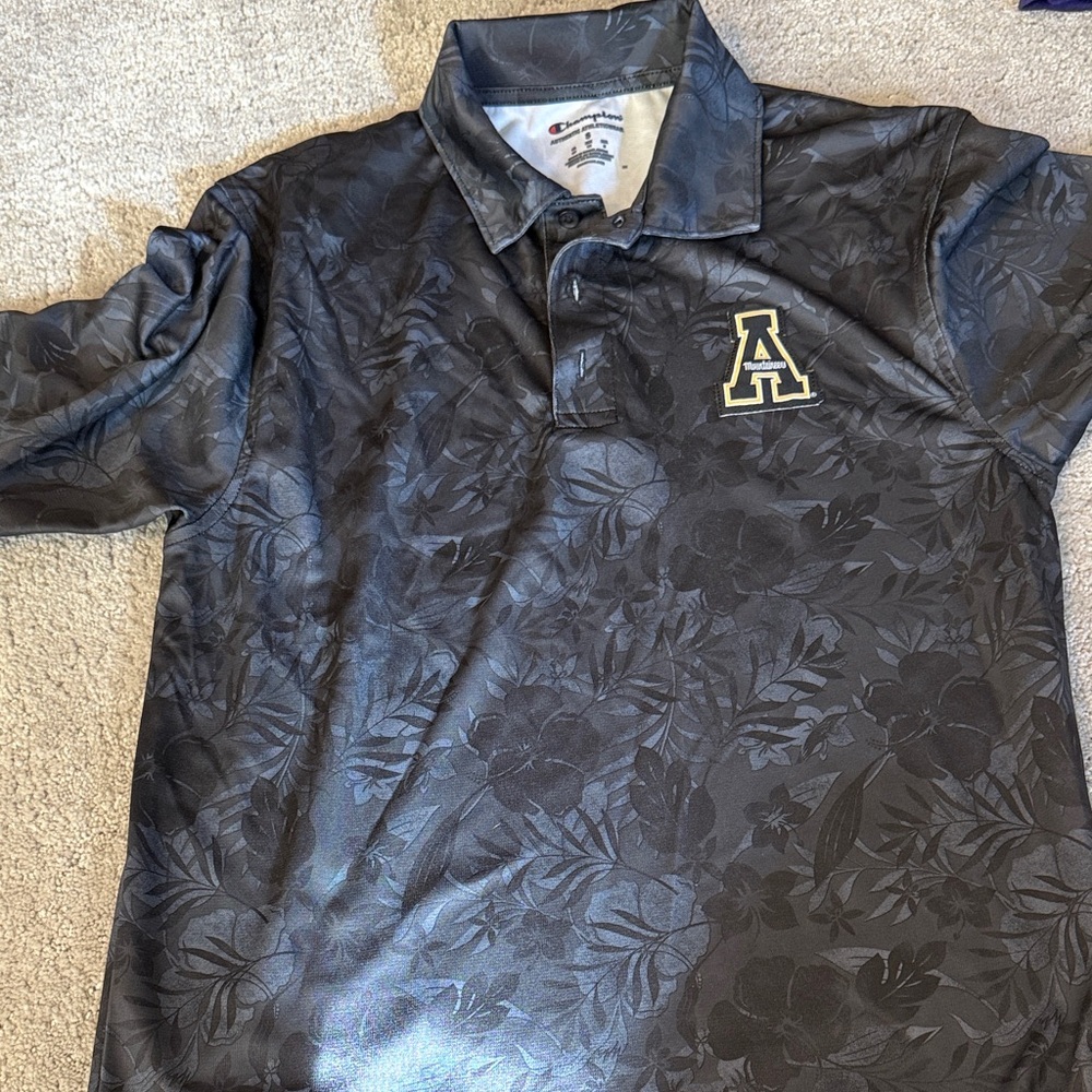 Champion Black Floral Athletic Shirt